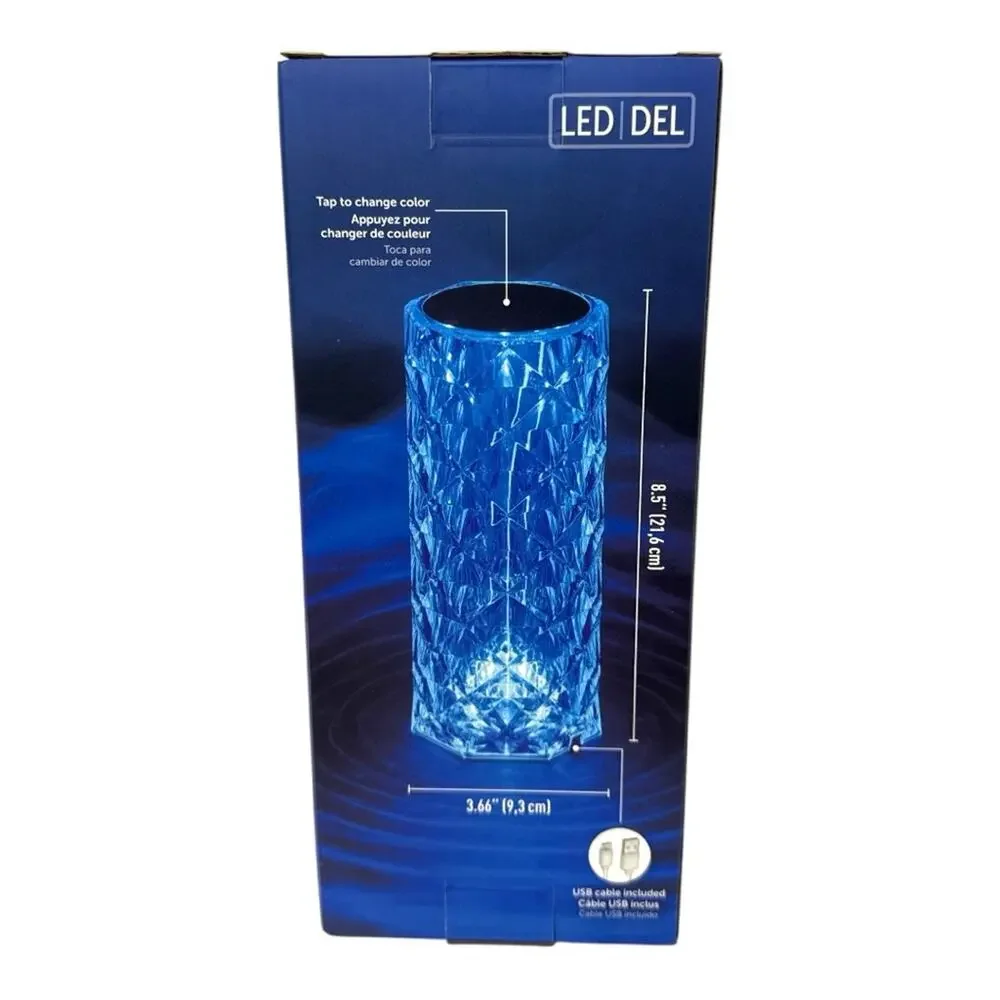 Globe Multi-Color Crystal Lamp LED remote USB NEW